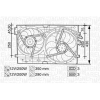 069422258010 MAGNETI MARELLI Вентилятор охолодження двигуна