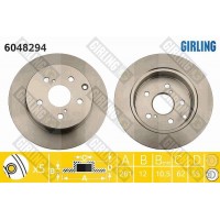 6048294 GIRLING Гальмівний диск