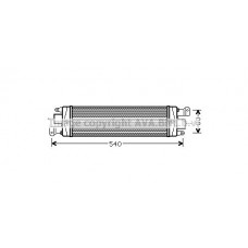 FTA4337 AVA QUALITY COOLING Интеркулер
