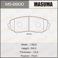 MS9900 MASUMA Колодки гальмівні