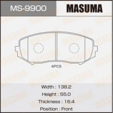 MS9900 MASUMA Колодки гальмівні