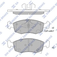 SP1697 Hi-Q Комплект гальмівних колодок дисковий гальм