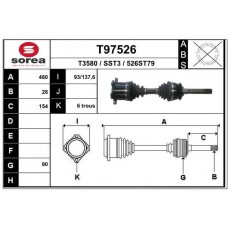 T97526 EAI Привідний вал