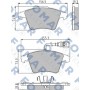 FO 861981 FOMAR Friction КомплеК т гальмівних колодок, дискове гальмо