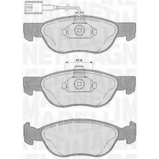 363916060102 MAGNETI MARELLI Комплект гальмівних колодок дисковий гальм