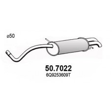 50.7022 ASSO Глушник вихлопних газів кінцевий