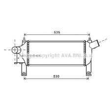 DNA4339 AVA QUALITY COOLING Интеркулер