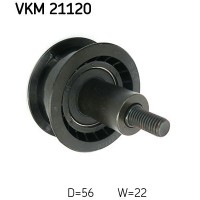 VKM 21120 SKF Паразитный / Ведущий ролик, Зубчастий ремінь