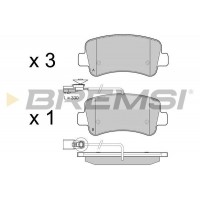 BP3441 BREMSI КомплеК т гальмівних колодок, дискове гальмо
