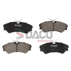 324728 DACO Germany Комплект гальмівних колодок дисковий гальм
