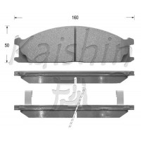 FK1063 KAISHIN Комплект гальмівних колодок дисковий гальм