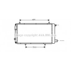 CNA2073 AVA QUALITY COOLING Радіатор охолодження двигуна
