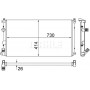 CR 1683 000S MAHLE Радіатор охолодження двигуна
