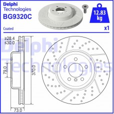 BG9320C DELPHI Гальмівний диск