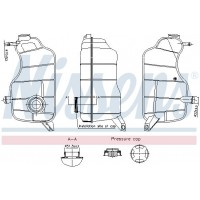 996329 NISSENS Компенсаційний бак охолоджувальна рідина