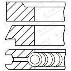 08-183000-00 GOETZE ENGINE Комплект поршневих кілець
