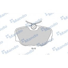 MBF015403 MANDO КомплеК т гальмівних колодок, дискове гальмо