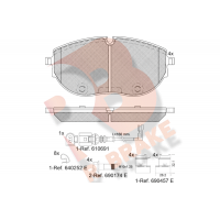 RB2401 R BRAKE КомплеК т гальмівних колодок, дискове гальмо