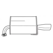 75618 SIGAM Глушник вихлопних газів кінцевий