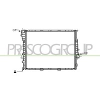 BM820R004 PRASCO Радіатор охолодження двигуна