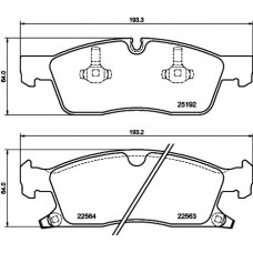 8DB 355 039-961 HELLA Комплект гальмівних колодок дисковий гальм