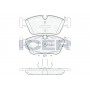 181295 ICER Комплект гальмівних колодок дисковий гальм