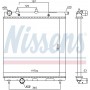 61277 NISSENS Радіатор охолодження двигуна