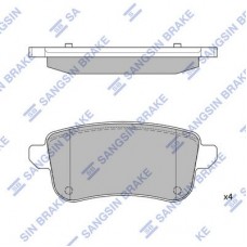 SP1903A Hi-Q Комплект гальмівних колодок дисковий гальм