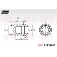 72933007 MAXTECH Поршень корпус скоби гальма