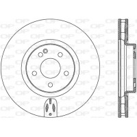 BDA2779.20 OPEN PARTS Гальмівний диск