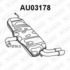 AU03178 VENEPORTE Глушник вихлопних газів кінцевий