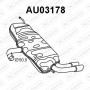 AU03178 VENEPORTE Глушник вихлопних газів кінцевий