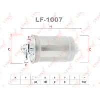 LF-1007 LYNXauto Паливний фільтр