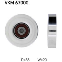 VKM 67000 SKF Паразитный / ведущий ролик, Поліклиновий ремінь