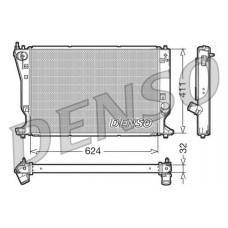 DRM50032 DENSO Радіатор охолодження двигуна