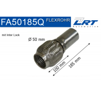 FA50185Q LRT Гофрована труба вихлопна система