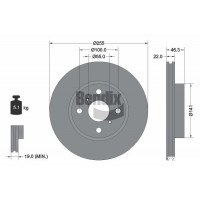 BDS1497 BENDIX Braking Гальмівний диск