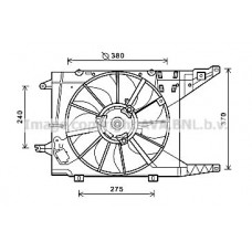 RT7549 AVA QUALITY COOLING Вентилятор охолодження двигуна