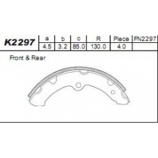 K2297 ASIMCO Комплект гальмівних колодок
