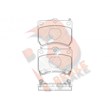 RB0969 R BRAKE Комплект гальмівних колодок дисковий гальм