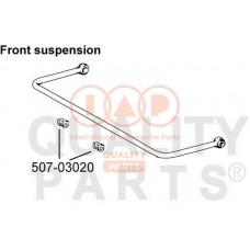507-03020 IAP QUALITY PARTS Опора стабілізатора