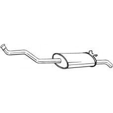 278-221 BOSAL Глушник вихлопних газів кінцевий