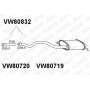 VW80832 VENEPORTE Глушник вихлопних газів кінцевий