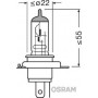 64185-01B OSRAM Лампа розжарювання, Основна фара