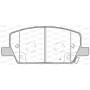 BPA1670.02 OPEN PARTS Комплект гальмівних колодок дисковий гальм