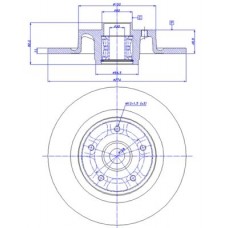 142.164 CAR Гальмівний диск