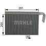 AE 86 000S MAHLE Випарник кондиціонера