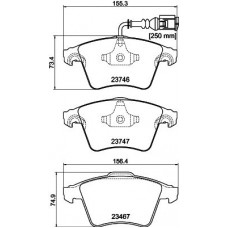 MDB2664 MINTEX MINTEX Гальмівні колодки пер. VW T5