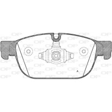 BPA1696.00 OPEN PARTS КомплеК т гальмівних колодок, дискове гальмо
