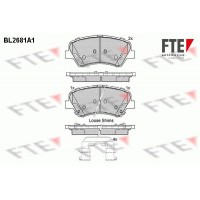 BL2681A1 FTE Комплект гальмівних колодок дисковий гальм